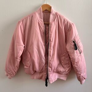 Pink Bomber Jacket